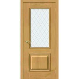 Остеклённая шпонированая дверь