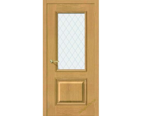 Остеклённая шпонированая дверь